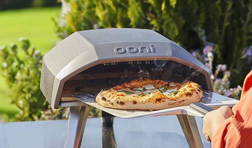 Fire up the Ooni portable pizza oven
