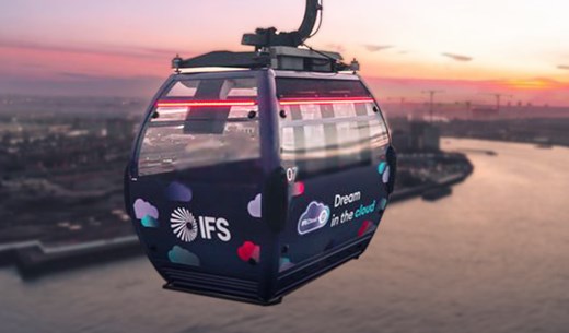 London from above - Review IFS Cloud Cable Car