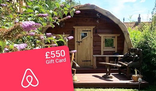 Win a £550 Airbnb eGift Card