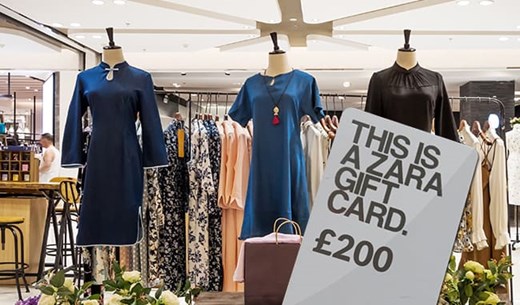 Win £200 to spend at Zara