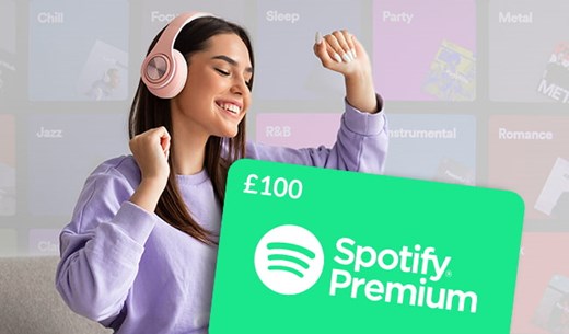 Win 12-months subscription to Spotify Premium