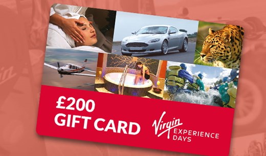 Win a £200 Virgin Experience Gift Card