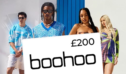 Win £200 to spend at Boohoo