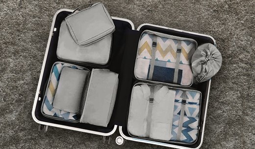 Win a set of 8 travel Packing Cubes